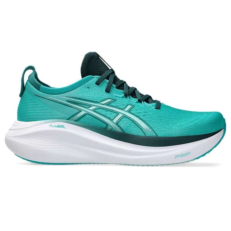AsicsGel-Nimbus27WaveTealSaxonGreen_1 Asics Gel-Nimbus 27 Wave Teal Saxon Green - Image 1