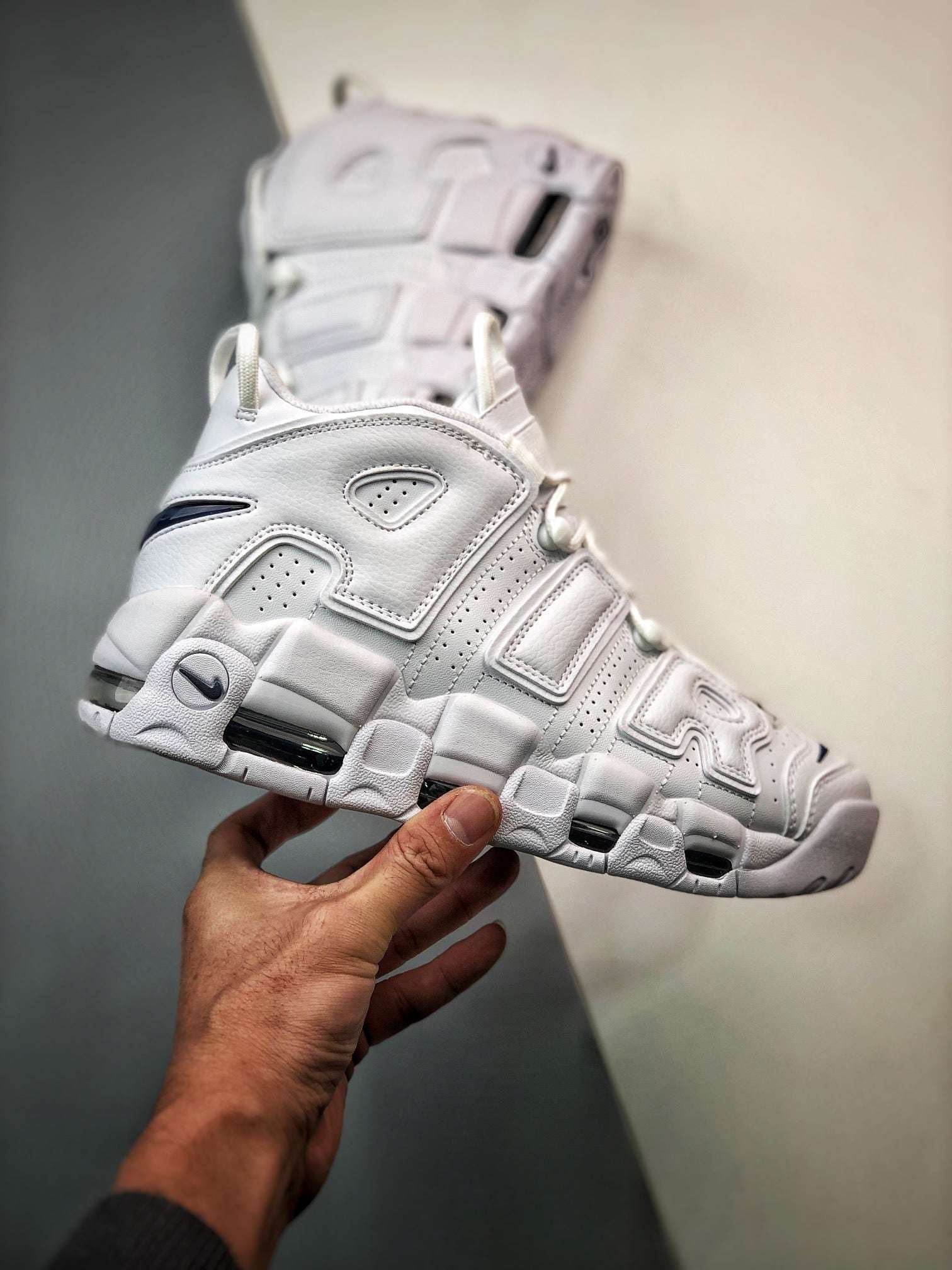 NikeAirMoreUptempoWhiteNavy_1_d2222c4f-73e6-49bb-93de-ebea23bde7af Nike Air More Uptempo White Navy - Image 1
