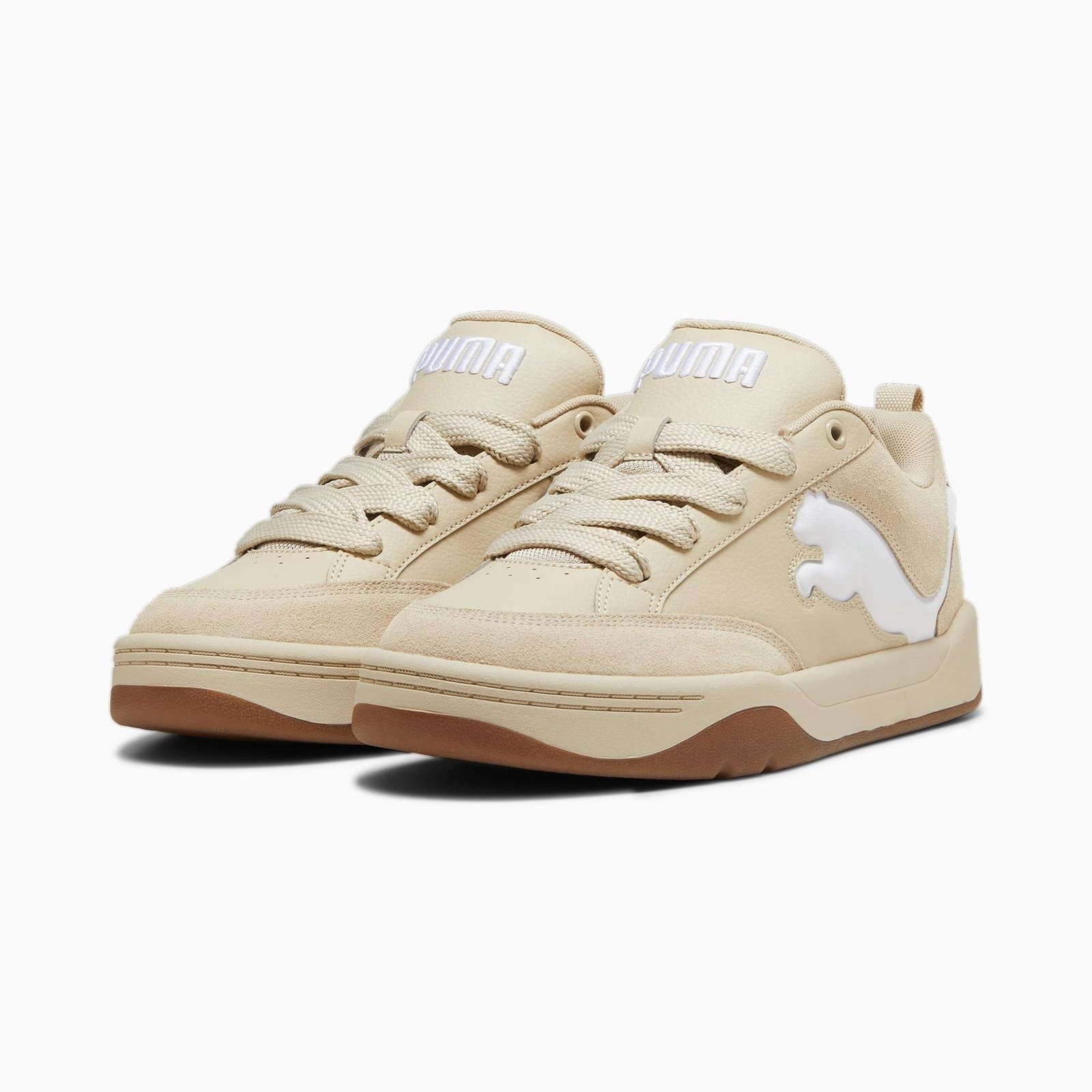 Park-Lifestyle-Sneakers_1 PUMA Park Lifestyle Sneakers Beige White - Image 1