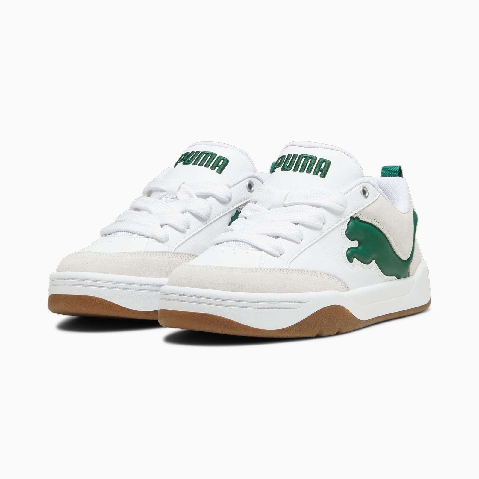 Park-Lifestyle-Sneakers_3_60222ff8-ef75-4159-a39c-d9ea04367a53 PUMA Park Lifestyle Sneakers White Green - Image 1