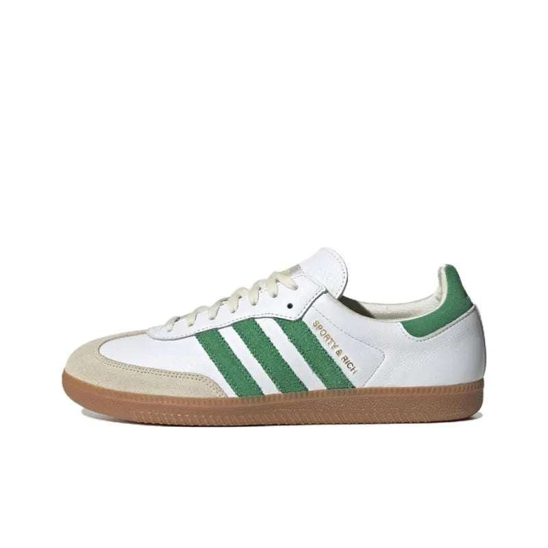 Sporty_RichxAdidasSambaOGRichWhiteGreen_2 Sporty & Rich x Adidas Samba OG Rich White Green - Image 1